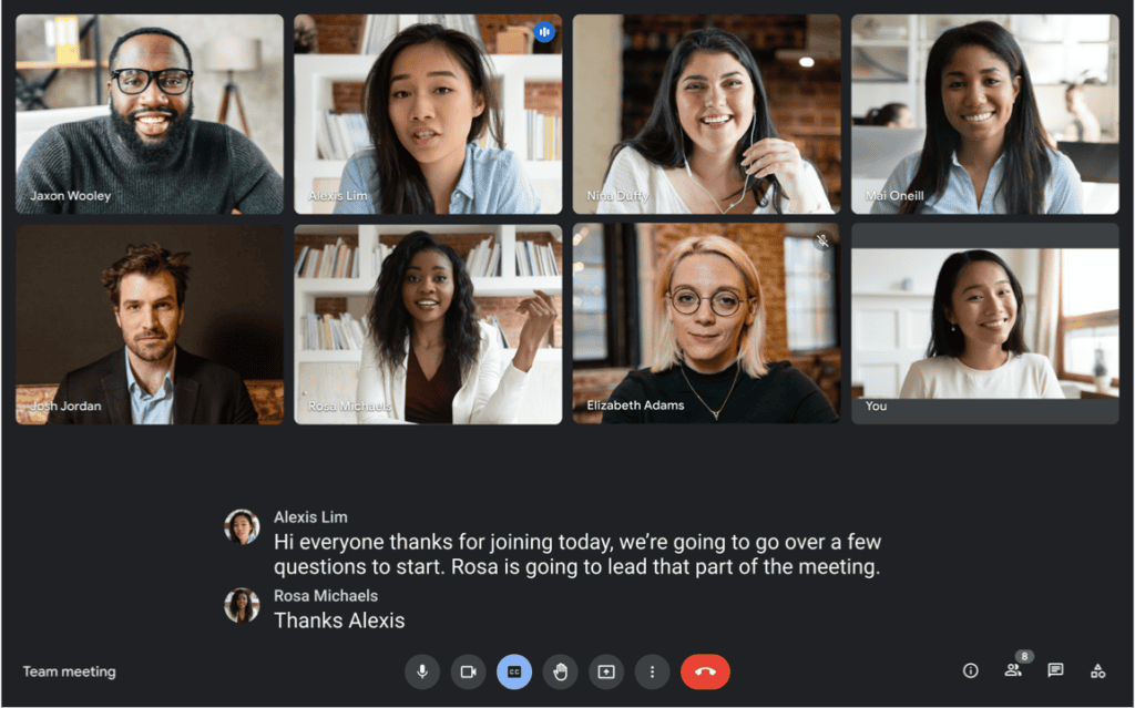 Google Meet's translated captions gain support