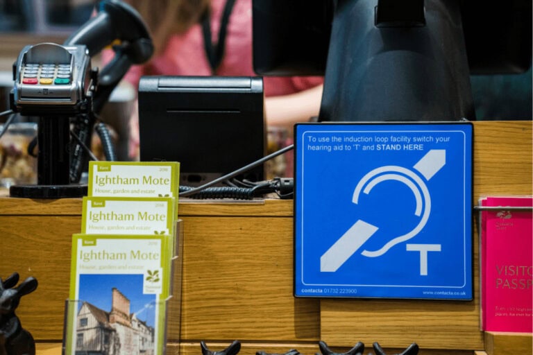 Chair Loop Sign Providing a hearing loop in your venue or business - RNID