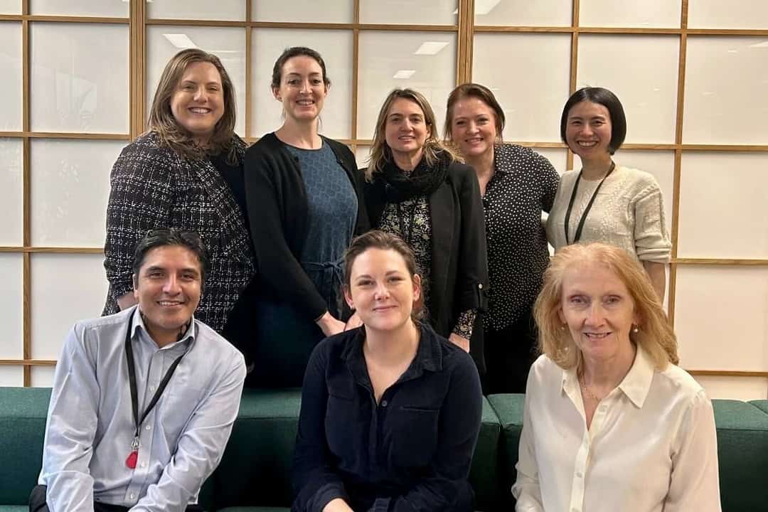 Staff members from RNID and Shionogi