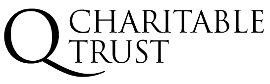 Q charitable trust logo.
